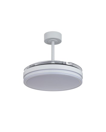 LUNA  M * VENTILADOR MEDIANO LED - BLANCO